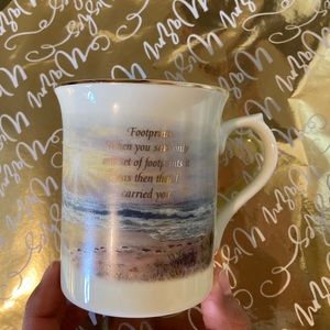 Lenox Collectors Mug ‘Footprints in the Sand’